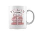Bookish Girlie Coquette Bow Book Lover Pink Feminine Reader Graphic Print Coffee Mug