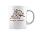 Bookish Rabbit Reading Fiction Novel Book Vintage Bookworms Graphic Print Coffee Mug Bookish Rabbit Reading Fiction Novel Book Vintage Bookworms Graphic Print Coffee Mug