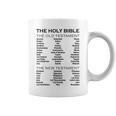 The Books Of The Bible Old And New Testament Complete List Graphic Print Coffee Mug