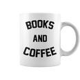 Books And Coffee Reading Lover Graphic Print Coffee Mug
