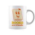 Books Are Friends Bookish Bookstore Library Premium Tri-Blend Graphic Print Coffee Mug