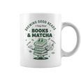 Books And Matcha Brewing Good Reads Matcha Tea Graphic Print Coffee Mug Books And Matcha Brewing Good Reads Matcha Tea Graphic Print Coffee Mug