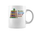 Books Are My Pot Of Gold St Patricks Day Bookworm Reader Graphic Print Coffee Mug