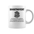 Booktrovert Definition Book Lover Bookworm Bookish Reading Graphic Print Coffee Mug