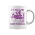 Boston Terrier Reading Book Good Day To Read a Book Graphic Print Coffee Mug
