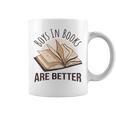 Boys In Books Are Better Graphic Print Coffee Mug Boys In Books Are Better Graphic Print Coffee Mug