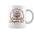 Chapter 50 Book Readers Flower Lovers 50th Birthday Girls Graphic Print Coffee Mug