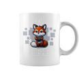 I Closed My Book Book Reader Cute Fox Book Lover Comfort Colors Crop Top Graphic Print Coffee Mug