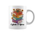 Coffee & Book Lover Reader Mexican Spanish Cafecito & Libros Graphic Print Coffee Mug