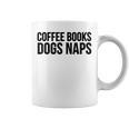 Coffee Books Dogs Naps Reading Lover Graphic Print Coffee Mug