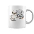 Coffee And Books Lover Bookworm Reading Library Fan Graphic Print Coffee Mug