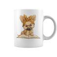 Cute Chihuahua Reading Dog Book Lover Animal Graphic Baby Premium Tri-Blend Graphic Print Coffee Mug