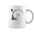 Cute Ghost Costume Reading Book Halloween Graphic Print Coffee Mug