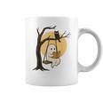 Cute Ghost Reading Halloween Book Lovers Librarians Teachers Graphic Print Coffee Mug