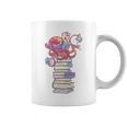 Cute Octopus Bookworm Fun Reading Tee For Book Lovers Graphic Print Coffee Mug