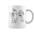 Disney PIXAR Toy Story Woody & Buzz Lightyear Sketch Book Graphic Print Coffee Mug