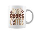 Dogs Books Coffee Lover Graphic Print Coffee Mug