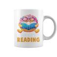 Donut Stop Reading Cute Book Reader Bookworm Donut Day Graphic Print Coffee Mug