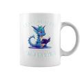 Dragon Reading Book Lover Leave Me Alone I'm Reading Graphic Print Coffee Mug