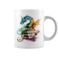 Dragons And Books Watercolor Fantasy Dragon Lover Theme Graphic Print Coffee Mug Dragons And Books Watercolor Fantasy Dragon Lover Theme Graphic Print Coffee Mug