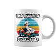 Ducks Books Lover Easily Distracted By Ducks & Books Graphic Print Coffee Mug
