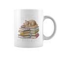 Easily Distracted By Books And Cats Graphic Print Coffee Mug
