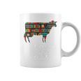 Easily Distracted By Cows & Books Lover Heifer Farm Graphic Print Coffee Mug