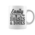 Easily Distracted By Horses And Books Horse Lover Graphic Print Coffee Mug Easily Distracted By Horses And Books Horse Lover Graphic Print Coffee Mug