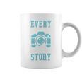 Every Picture Tells A Story Book Camera Lens Photography Graphic Print Coffee Mug