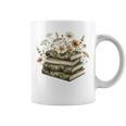 Floral Boho Flowers Books Camo Teacher Wildflowers Reading Graphic Print Coffee Mug