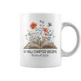 Floral Book A New Chapter Begins Retired Teacher Retirement Graphic Print Coffee Mug Floral Book A New Chapter Begins Retired Teacher Retirement Graphic Print Coffee Mug