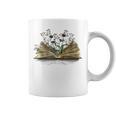 Floral Book Reading Books Flowers Growing From Book Graphic Print Coffee Mug Floral Book Reading Books Flowers Growing From Book Graphic Print Coffee Mug