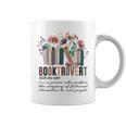 Floral Booktrovert Wildflowers Bookworm Reading Book Lovers Graphic Print Coffee Mug