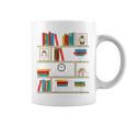 FUNNY NO SELF SHELF CONTROL READING BOOKS BOOKWORM BOOK PUN Graphic Print Coffee Mug