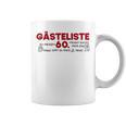 Guest List 60th Guest List Guest Book 60th Birthday Woman Man Graphic Print Coffee Mug