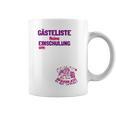 Guest List First Day At School Guest Book First Class Graphic Print Coffee Mug
