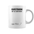 Guestbook Alternative 65th Birthday Decorations For Him Her Graphic Print Coffee Mug Guestbook Alternative 65th Birthday Decorations For Him Her Graphic Print Coffee Mug