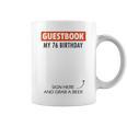 Guestbook Alternative 76th Birthday Decorations For Him Her Graphic Print Coffee Mug Guestbook Alternative 76th Birthday Decorations For Him Her Graphic Print Coffee Mug