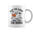 Halloween Keep The Candy I'Ll Take Books Ghost Book Lovers Graphic Print Coffee Mug Halloween Keep The Candy I'Ll Take Books Ghost Book Lovers Graphic Print Coffee Mug