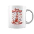 Hawaii Phrasebook 50s Tiki Style Graphic Print Coffee Mug