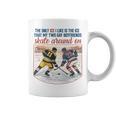 Ice Hockey Romance Reader Book Lover Reading Smut Smutty Graphic Print Coffee Mug
