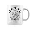 I’d Rather Be Reading Minimal Book Lover Arch Graphic Print Coffee Mug