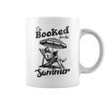 I'm Booked For The Summer Retro Vacation Beach Read Book Men Graphic Print Coffee Mug