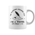I'm Plotting Against You I'm A Writer Book Novel Author Graphic Print Coffee Mug I'm Plotting Against You I'm A Writer Book Novel Author Graphic Print Coffee Mug