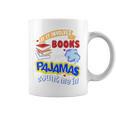 If It Involves Books And Pajamas Count Me In Graphic Print Coffee Mug