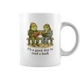 It’s A Good Day To Read A Book – Reading Frog Graphic Print Coffee Mug