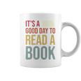 It's A Good Day To Read A Book Vintage Graphic Print Coffee Mug
