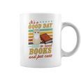 It's A Good Day To Read Books And Pet Cats Literary Quote Graphic Print Coffee Mug It's A Good Day To Read Books And Pet Cats Literary Quote Graphic Print Coffee Mug