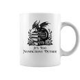 It’s Too Nonfictiony Outside Tee – Fantasy Bookish Graphic Print Coffee Mug