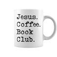 Jesus Coffee Book Club Christian Mom Life Faith God Si Graphic Print Coffee Mug